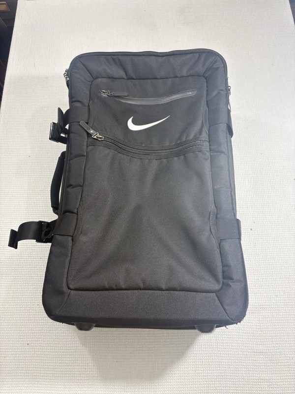 Nike Fiftyone49 Black Rolling Soft Luggage Adjustable Travel Running Race Sport