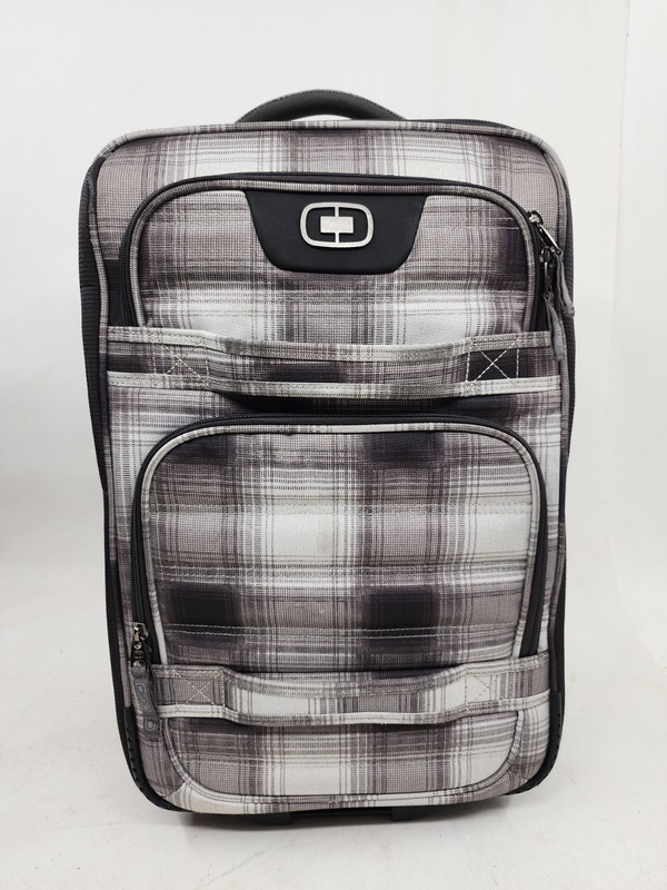 OGIO Kickstart Wheeled 23” Carry On Rolling Luggage Travel Grey Black White