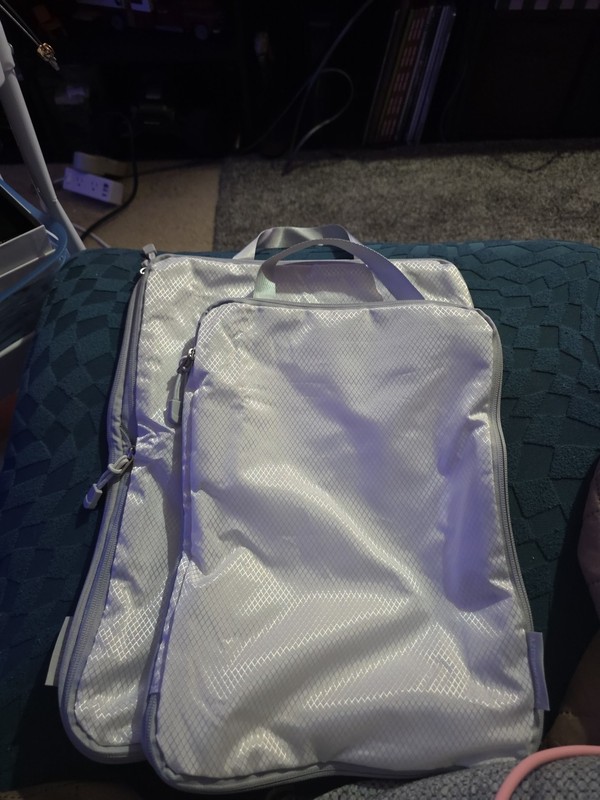 Compression Packing Cubes Set 2 Travel Luggage Organizer for Carry On Bags Best