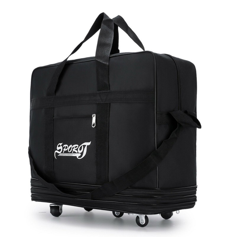 32 Inch 3-layer Expandable Rolling Wheeled Duffle Bag Luggage Spinner Suitcase gallery