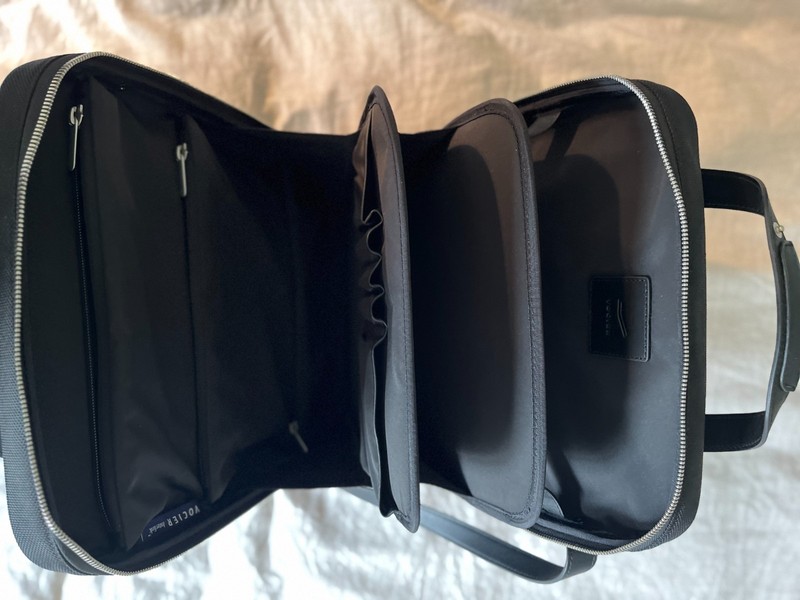 VOCIER Interlink Structured Laptop/Business Travel Bag — Black gallery