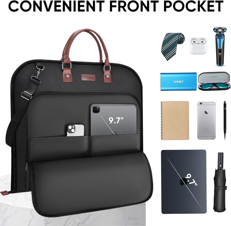 BALEINE Travel Garment Bag, Travel Suit Bag for Men, 42'' Waterproof Carry gallery